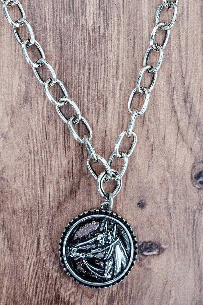 TIPI Shadow Ranch Silvertone Necklace - Wholesale Accessory Market