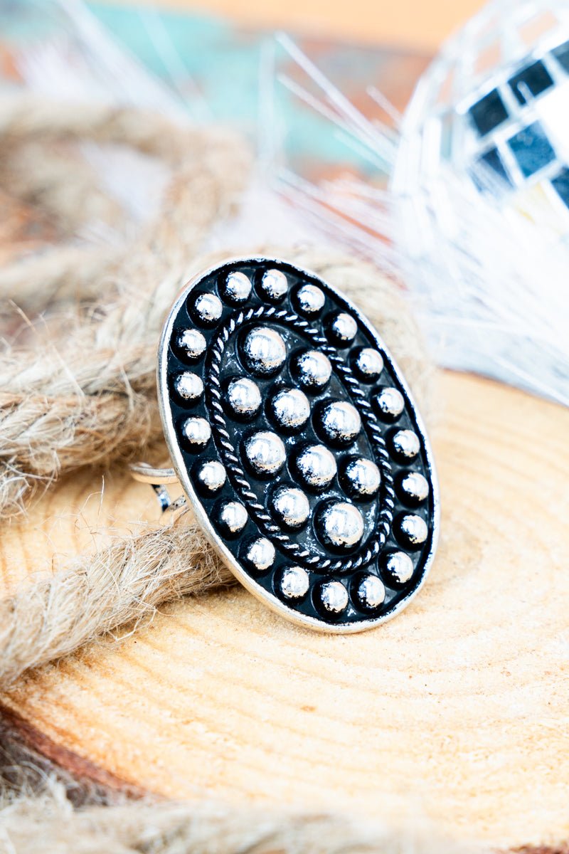 TIPI Ironclad Isle Silvertone Cuff Ring - Wholesale Accessory Market