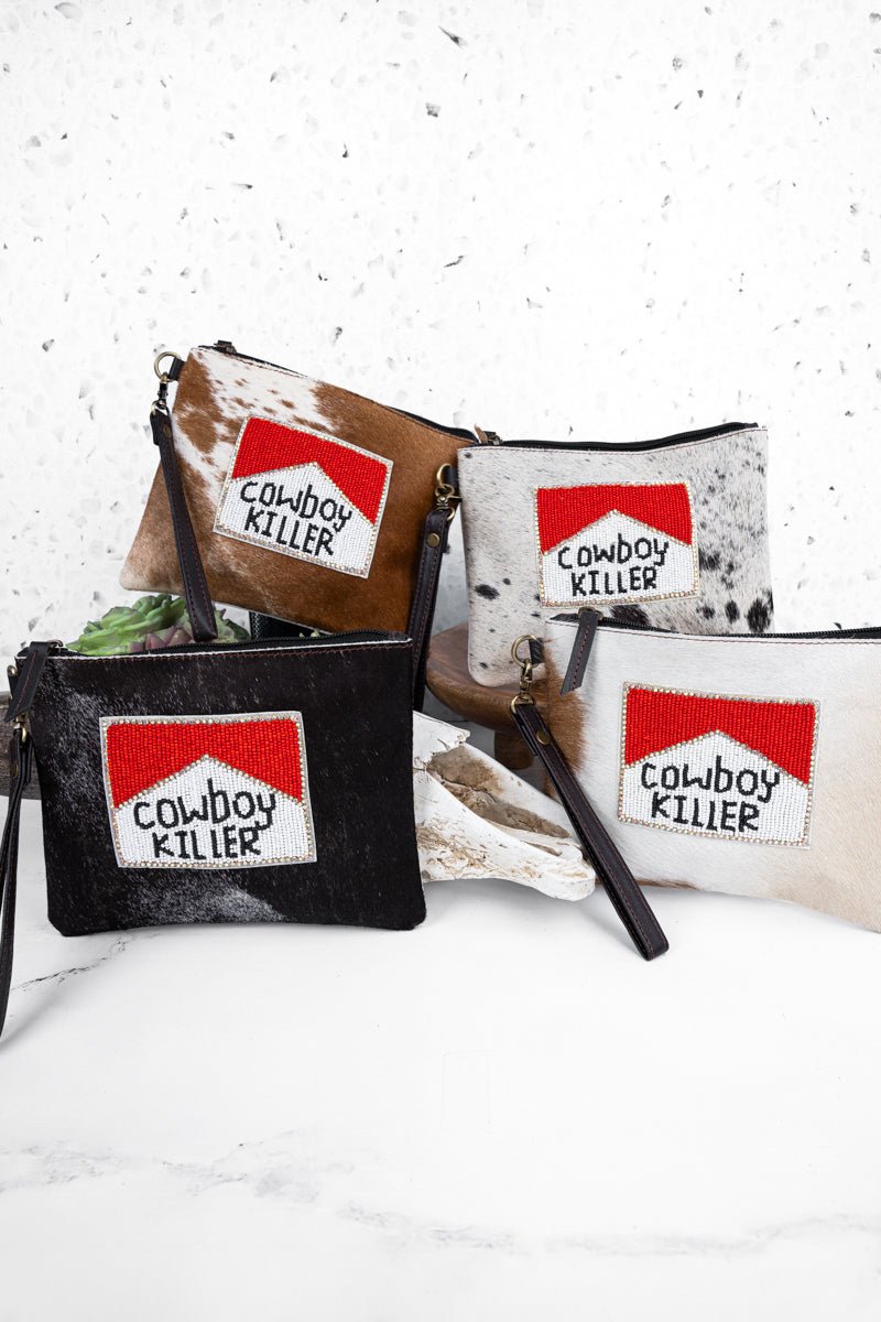 TIPI Cowboy Killer Cowhide Wristlet Clutch - Wholesale Accessory Market