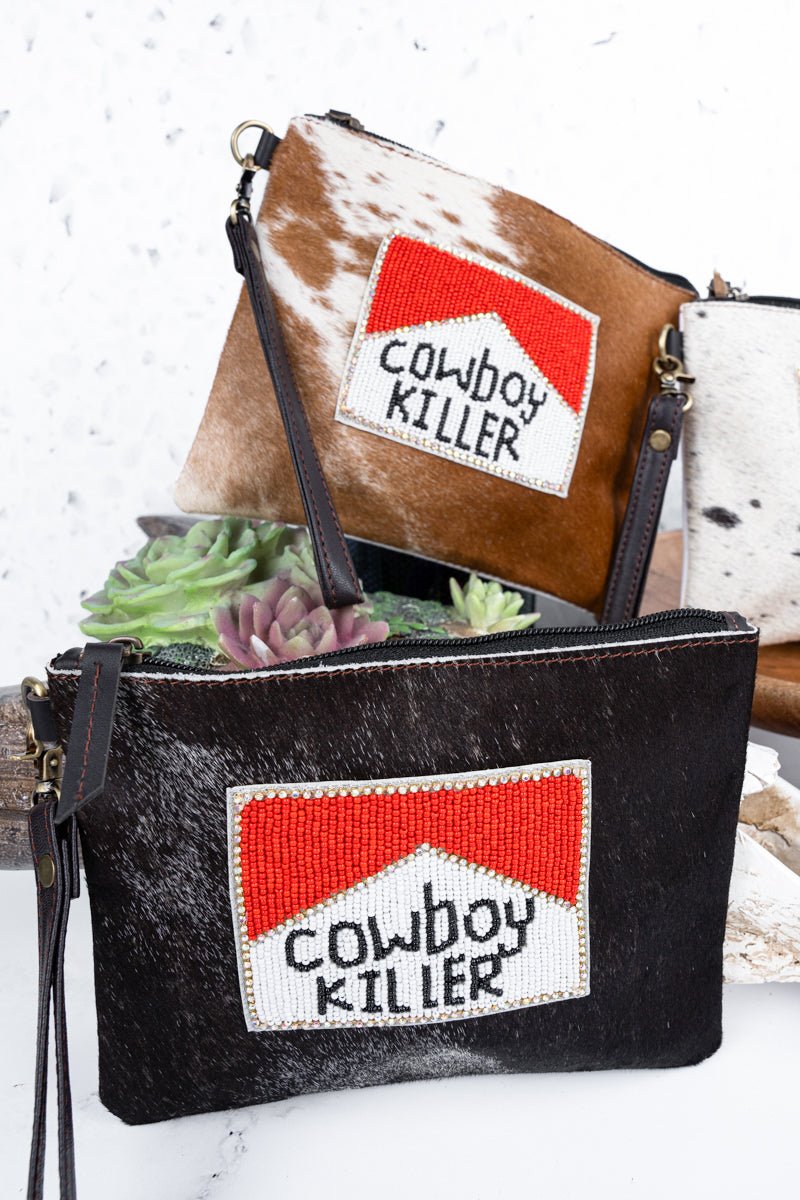 TIPI Cowboy Killer Cowhide Wristlet Clutch - Wholesale Accessory Market