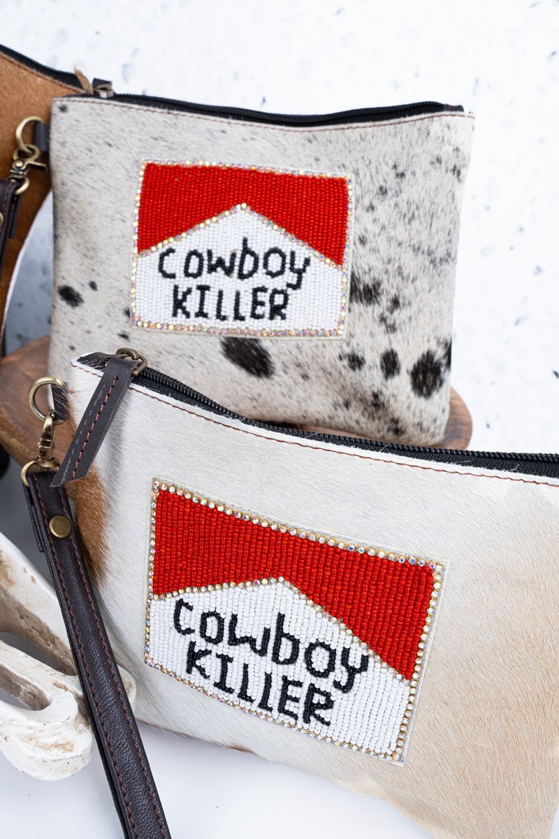 TIPI Cowboy Killer Cowhide Wristlet Clutch - Wholesale Accessory Market