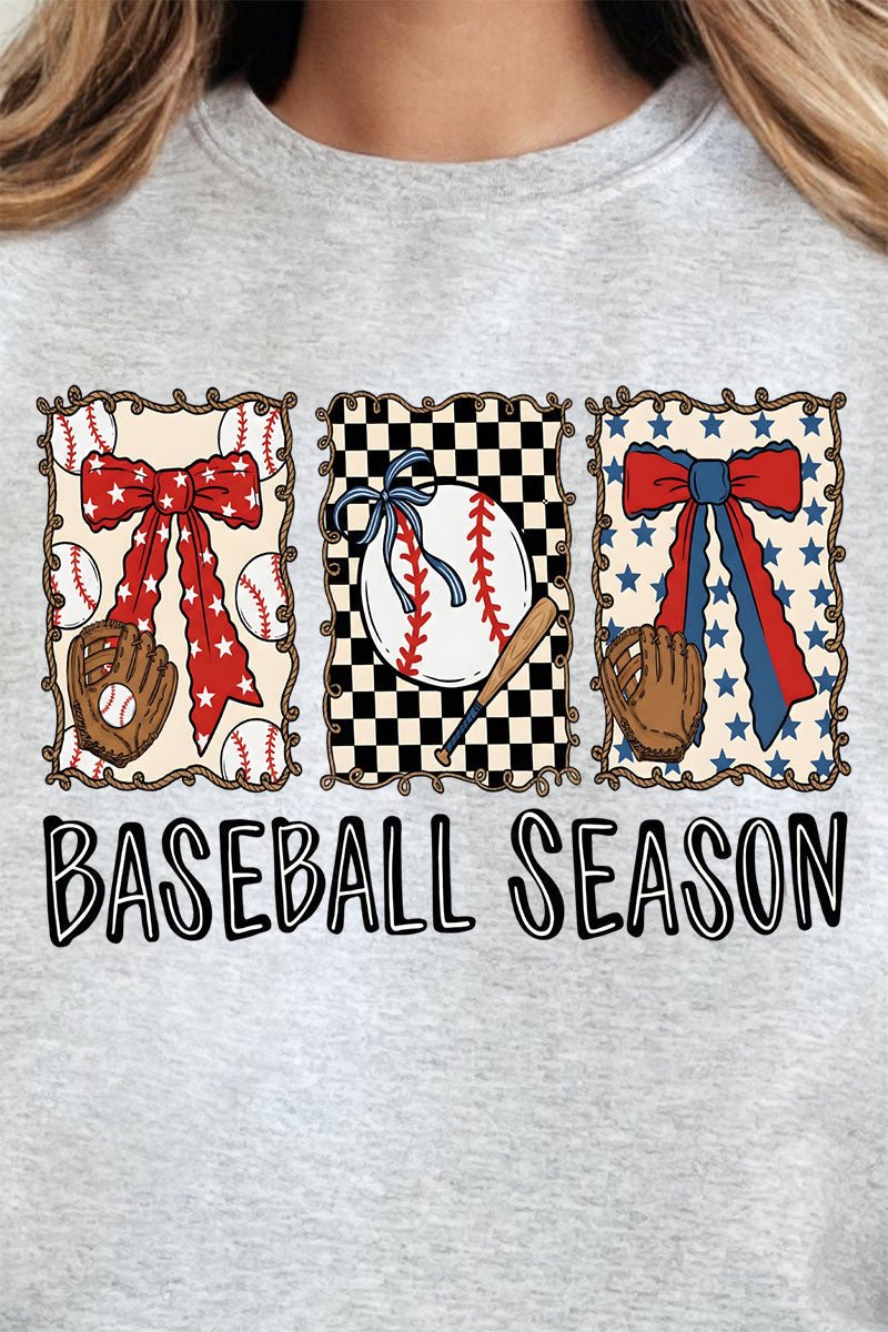 Baseball Season Ribbon Ready To Press DTF Transfer - Wholesale Accessory Market