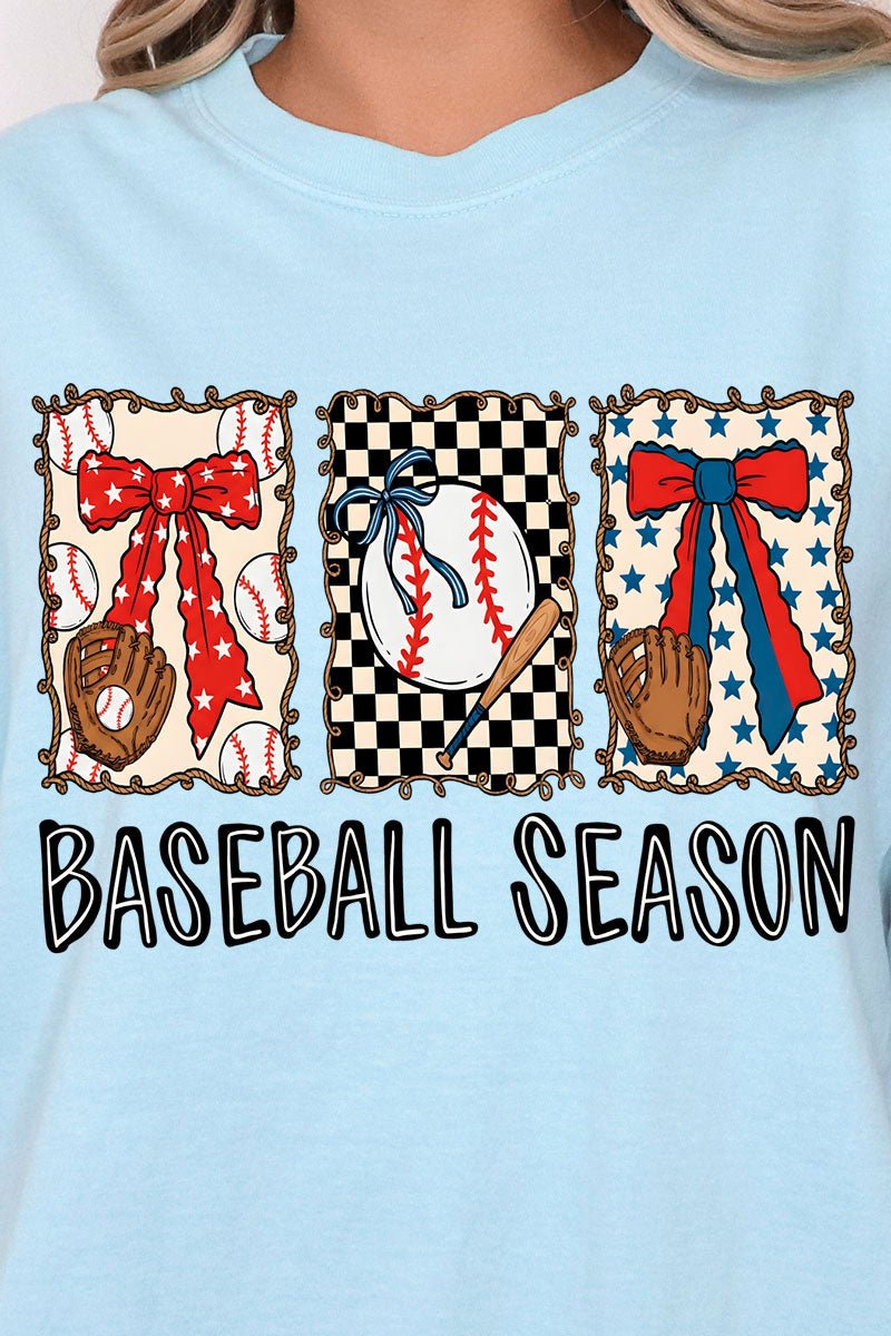 Baseball Season Ribbon Ready To Press DTF Transfer - Wholesale Accessory Market