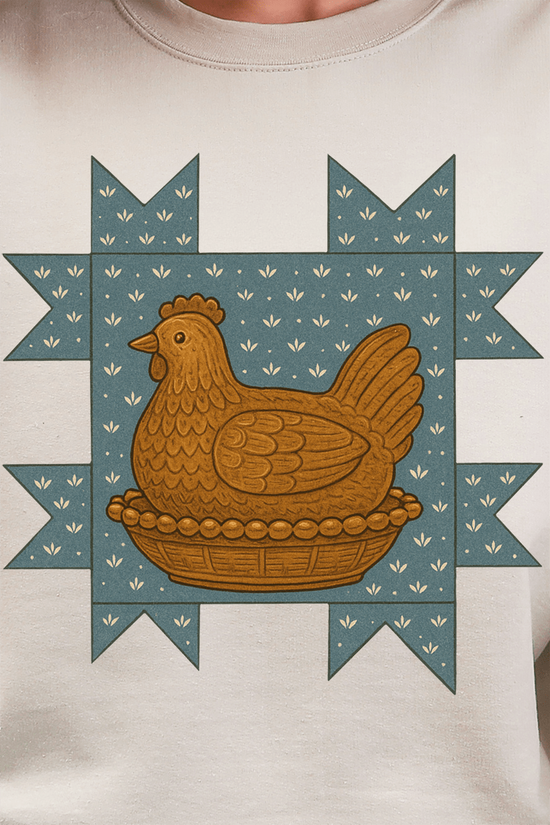 Homestead Hen Ready To Press DTF Transfer - Wholesale Accessory Market