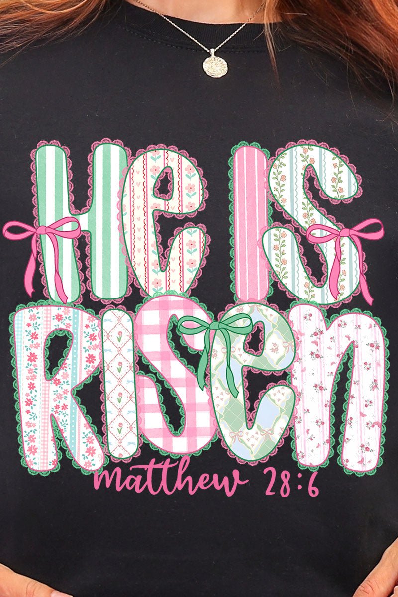 Lace & Bloom He Is Risen Ready To Press DTF Transfer - Wholesale Accessory Market