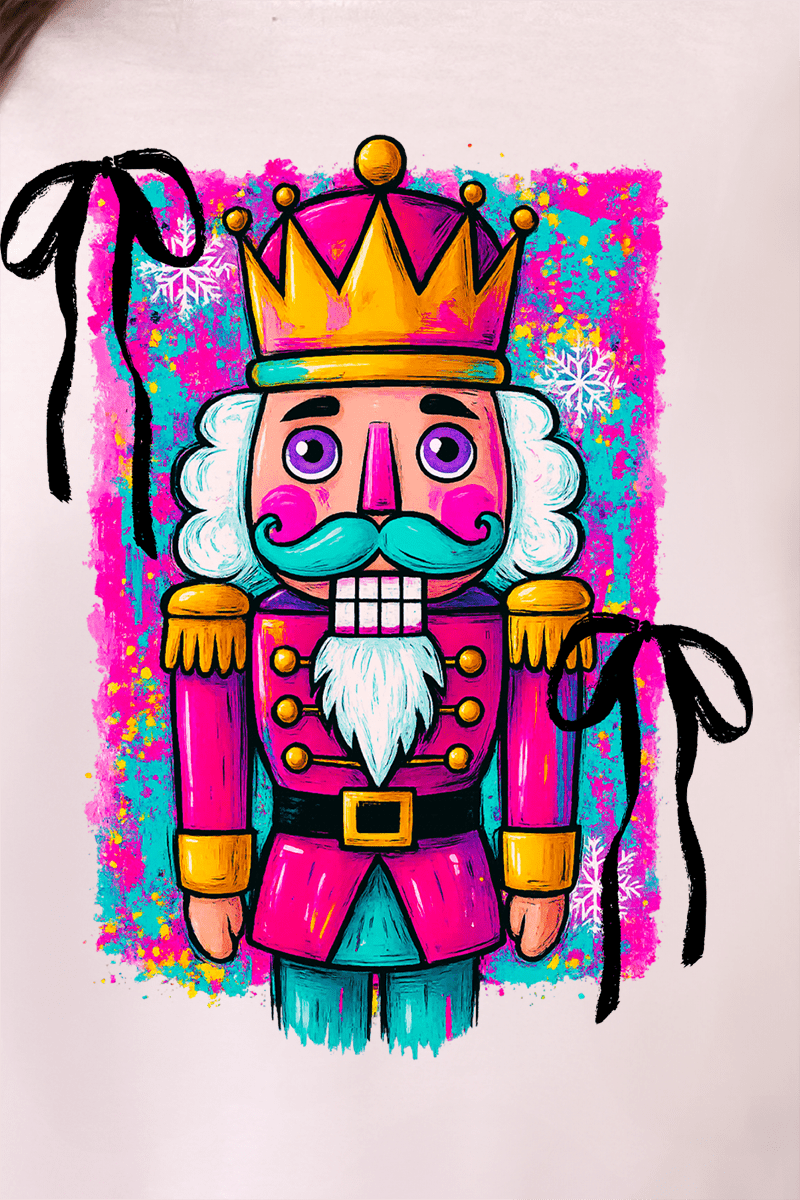 Neon Nutcracker Ready To Press DTF Transfer - Wholesale Accessory Market