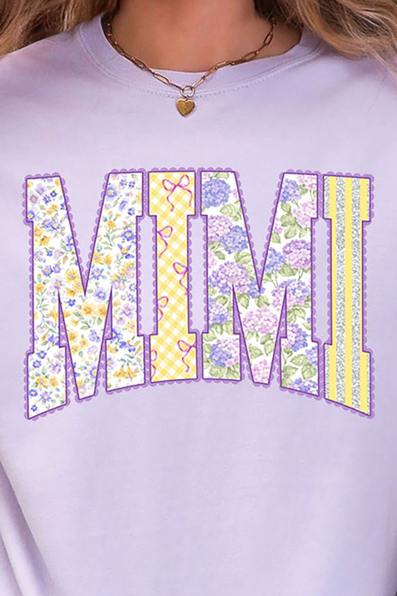 Purple Scalloped Mimi Ready To Press DTF Transfer - Wholesale Accessory Market