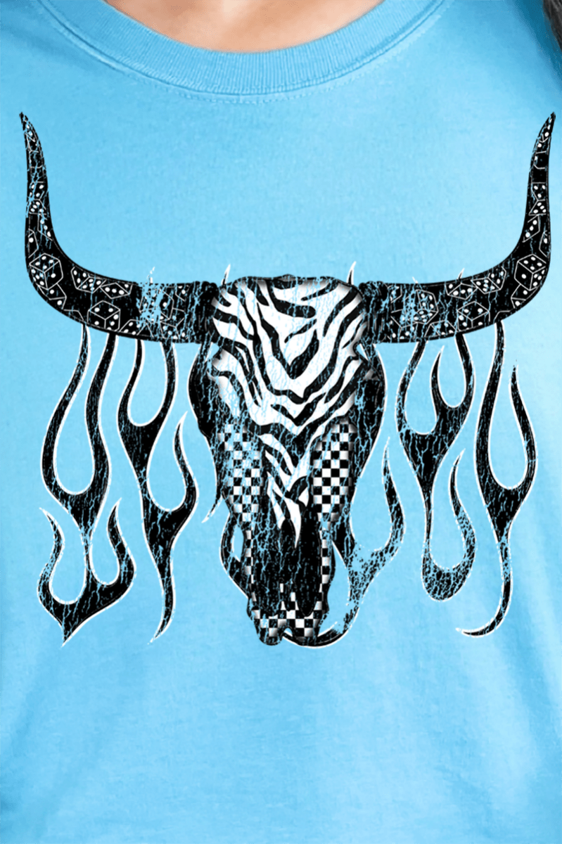 Smokin' Steer Ready To Press DTF Transfer - Wholesale Accessory Market