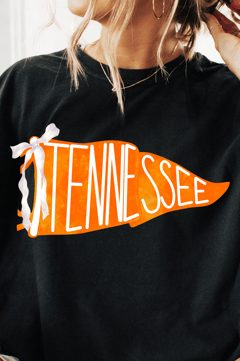 Tennessee Pennant Ready To Press DTF Transfer - Wholesale Accessory Market