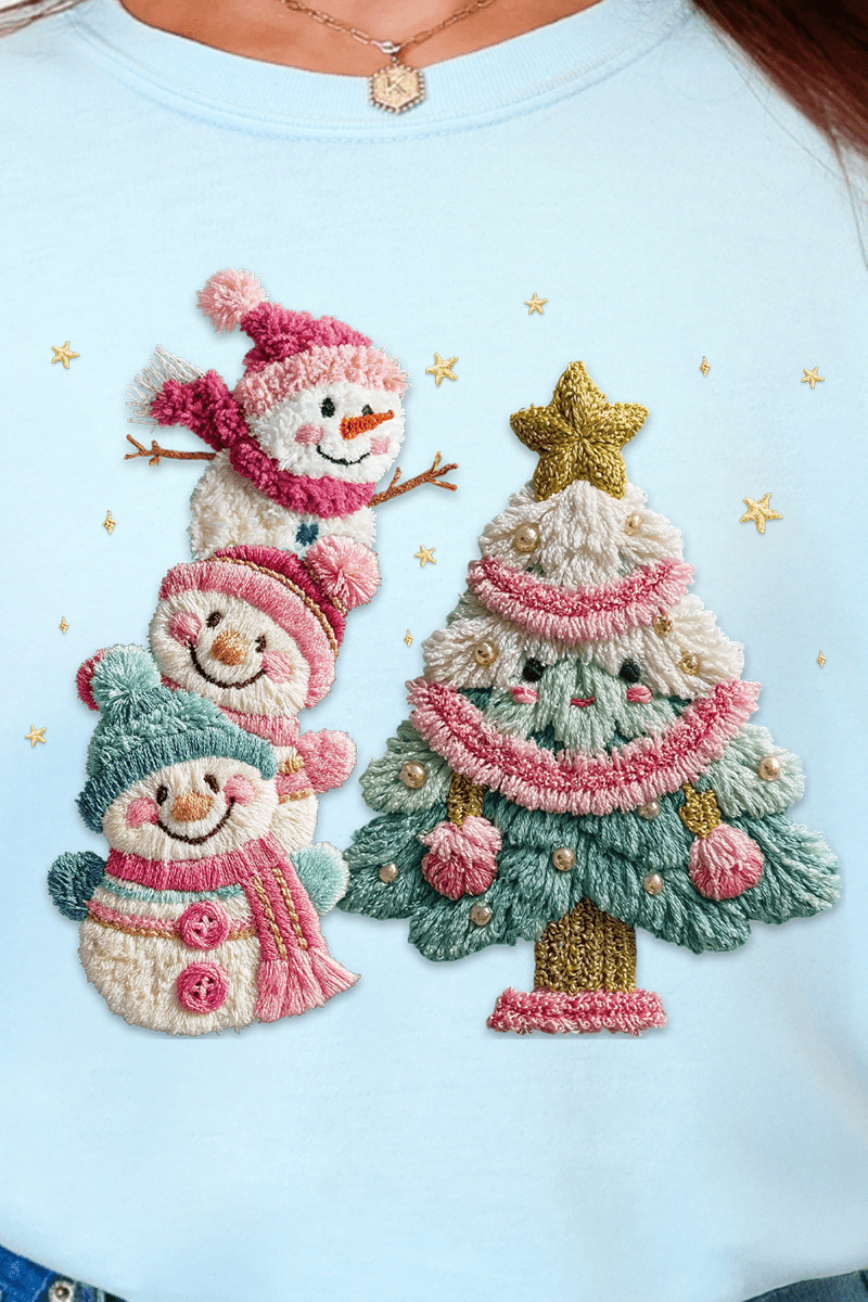 Yarnin' For Christmas Faux Yarn Ready To Press DTF Transfer - Wholesale Accessory Market