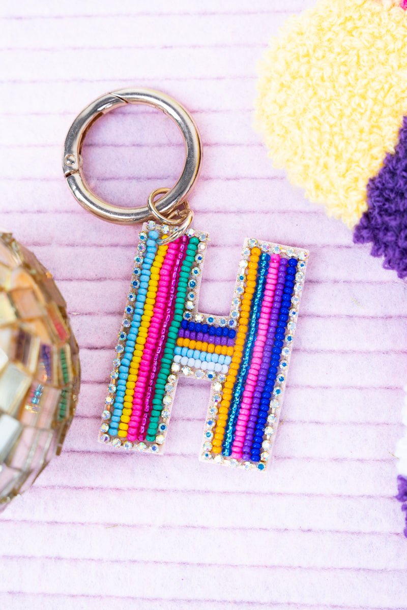 Viola Color Your World 'H' Initial Keychain - Wholesale Accessory Market