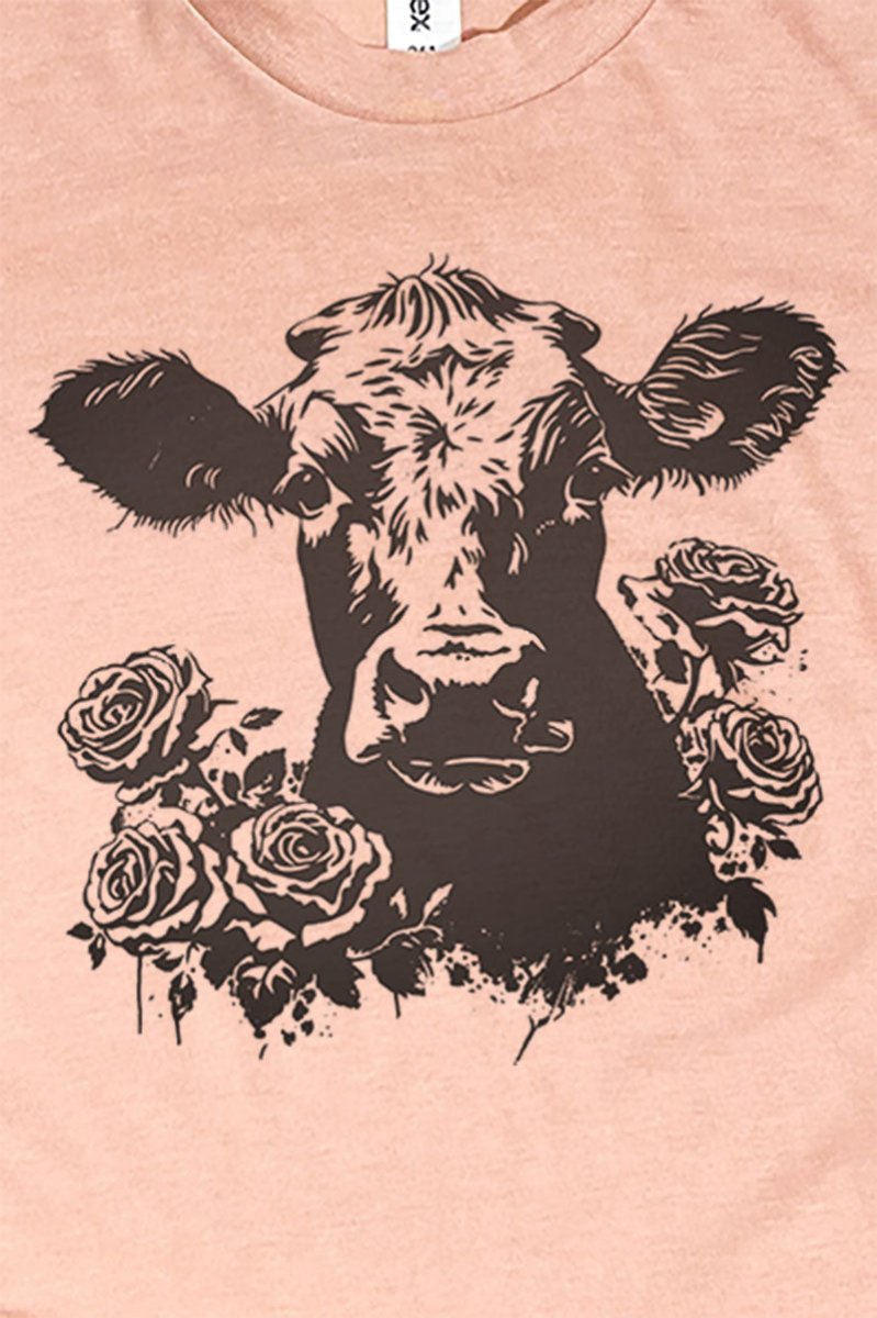 Rosie The Cow Unisex Poly-Rich Blend Tee - Wholesale Accessory Market