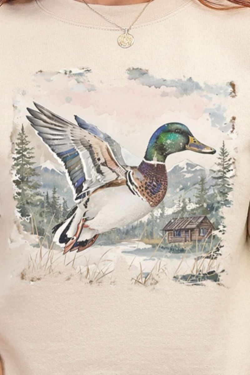 Mallard Mountains Vintage Heavy Blend Crew Sweatshirt - Wholesale Accessory Market