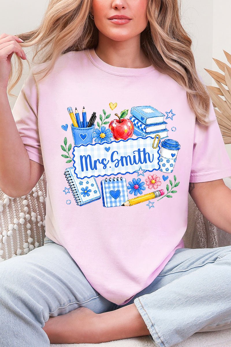 Personalized Bluebell Homeroom Comfort Colors Adult Ring-Spun Cotton Tee - Wholesale Accessory Market