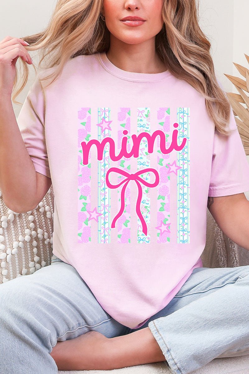 Personalized Bow - tiful Garden Comfort Colors Adult Ring - Spun Cotton Tee *Choose Your Name - Wholesale Accessory Market