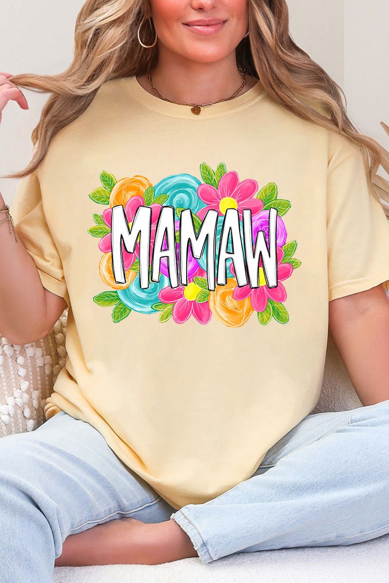 Personalized Mother's Day Bloom Comfort Colors Adult Ring - Spun Cotton Tee *Choose Your Name - Wholesale Accessory Market