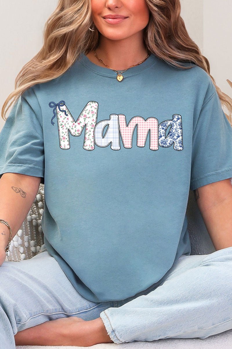 Gingham Garden Custom Name Comfort Colors Adult Ring - Spun Cotton Tee *Personalize Your Name - Wholesale Accessory Market