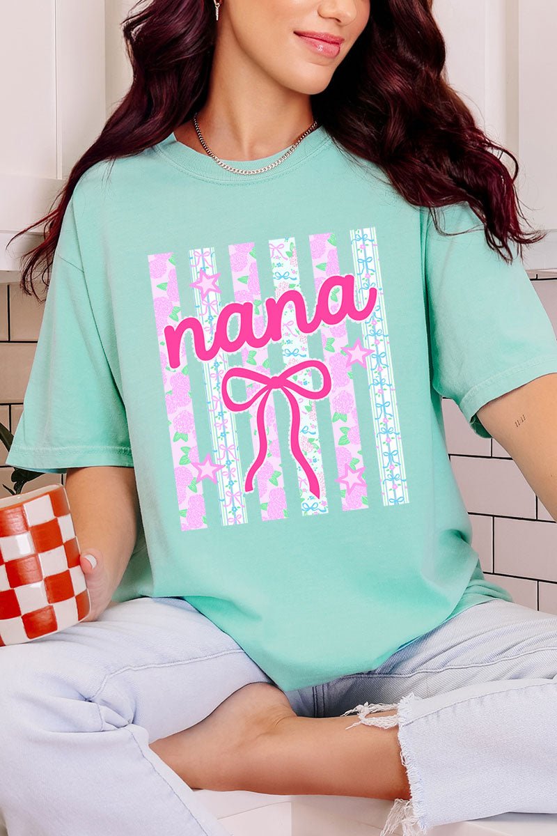 Personalized Bow - tiful Garden Comfort Colors Adult Ring - Spun Cotton Tee *Choose Your Name - Wholesale Accessory Market