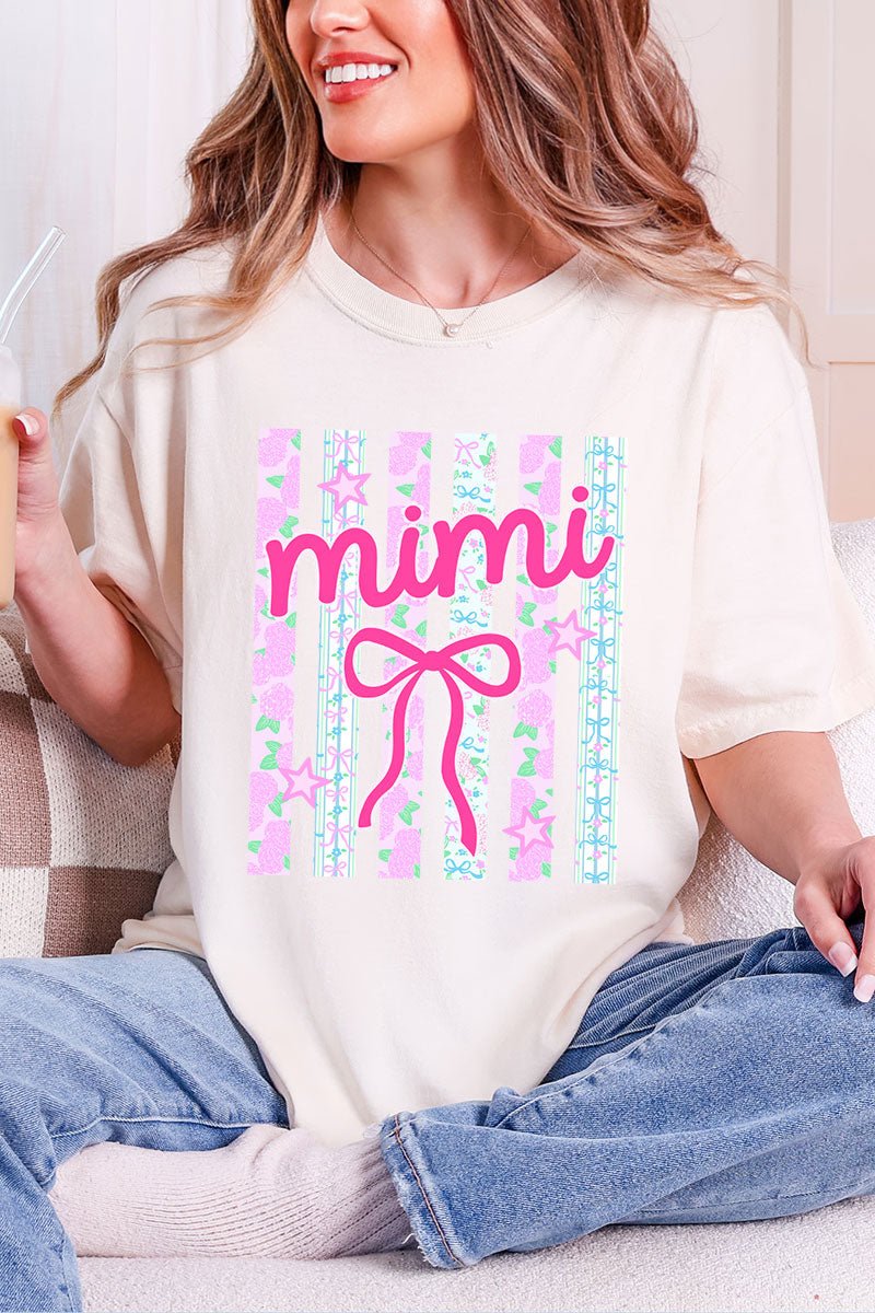 Personalized Bow - tiful Garden Comfort Colors Adult Ring - Spun Cotton Tee *Choose Your Name - Wholesale Accessory Market