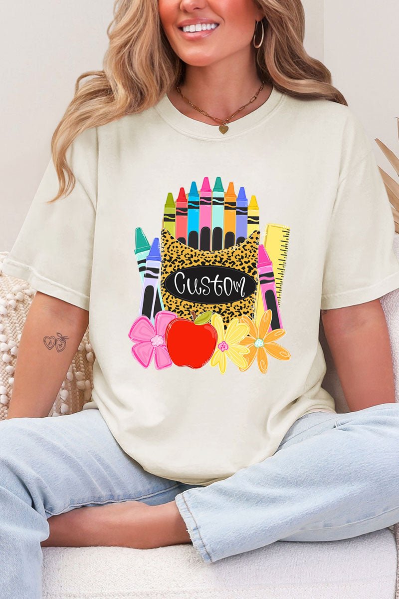 Personalized Teaching In Full Color Comfort Colors Adult Ring-Spun Cotton Tee *Enter Your Name - Wholesale Accessory Market