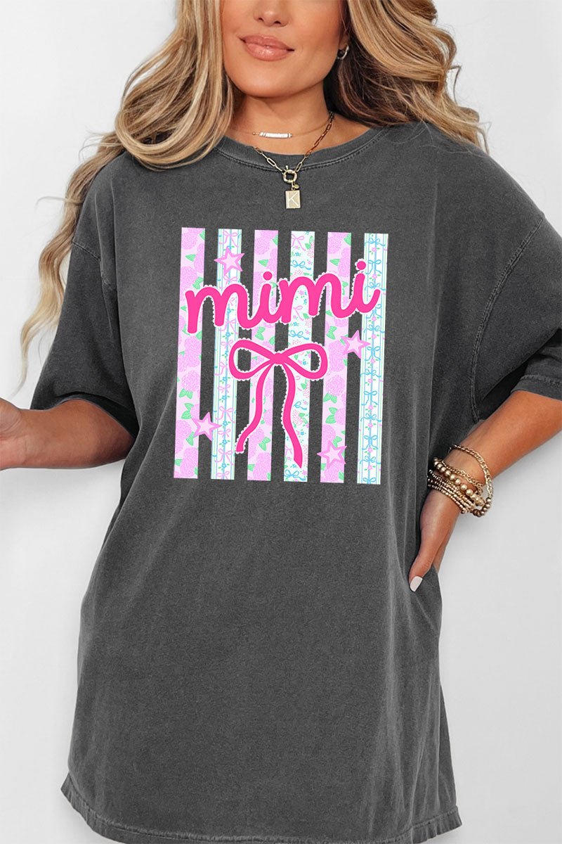 Personalized Bow - tiful Garden Comfort Colors Adult Ring - Spun Cotton Tee *Choose Your Name - Wholesale Accessory Market