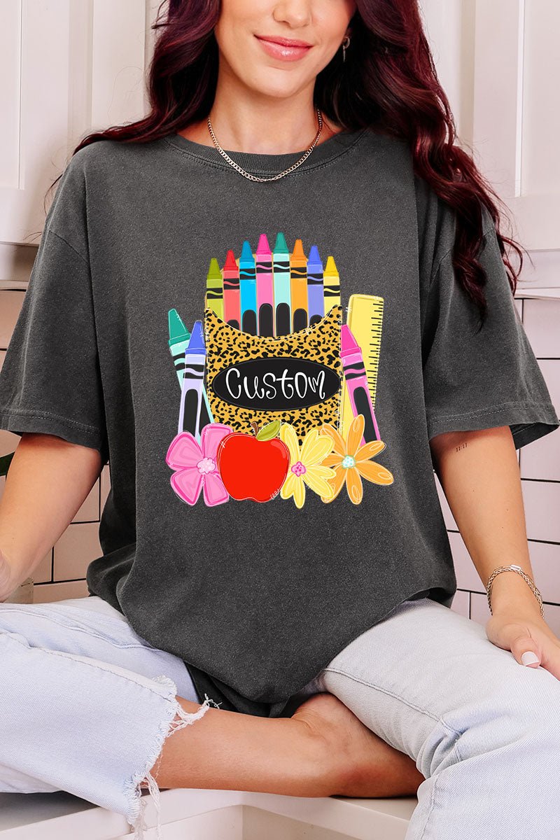 Personalized Teaching In Full Color Comfort Colors Adult Ring-Spun Cotton Tee *Enter Your Name - Wholesale Accessory Market