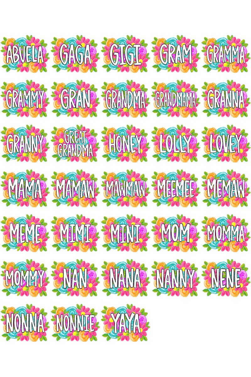 Personalized Mother's Day Bloom Comfort Colors Adult Ring - Spun Cotton Tee *Choose Your Name - Wholesale Accessory Market