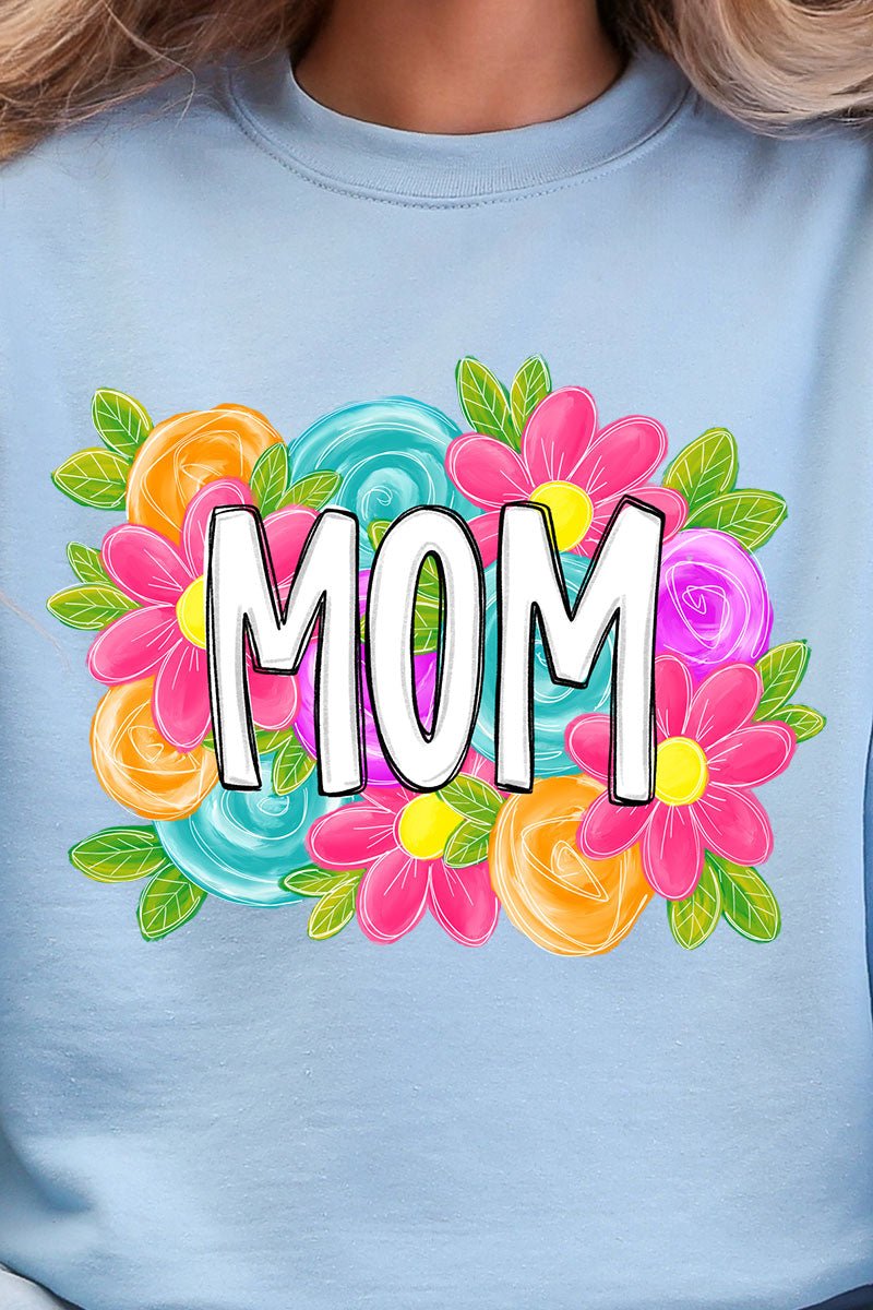 Personalized Mother's Day Bloom Heavy Blend Crew Sweatshirt *Choose Your Name - Wholesale Accessory Market
