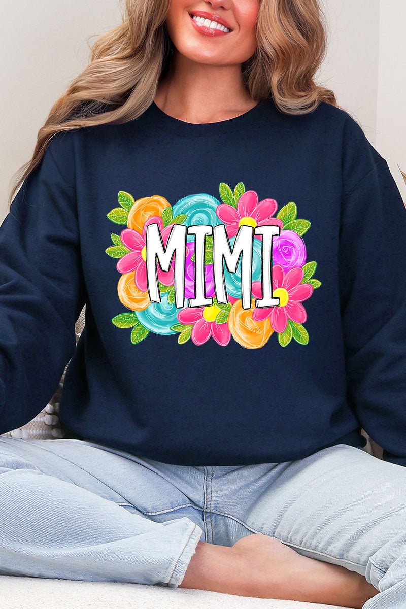 Personalized Mother's Day Bloom Heavy Blend Crew Sweatshirt *Choose Your Name - Wholesale Accessory Market
