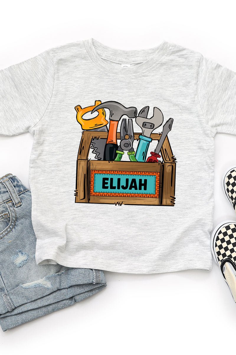 Toddler Personalized Little Fixer Fine Jersey Tee *Personalize Your Name - Wholesale Accessory Market