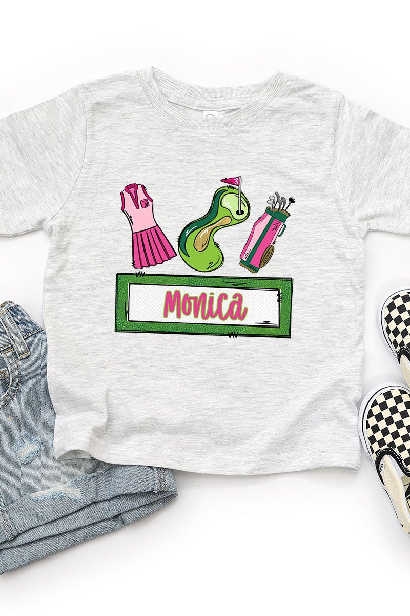 Toddler Personalized Par - Tee Princess Fine Jersey Tee *Personalize Your Name - Wholesale Accessory Market