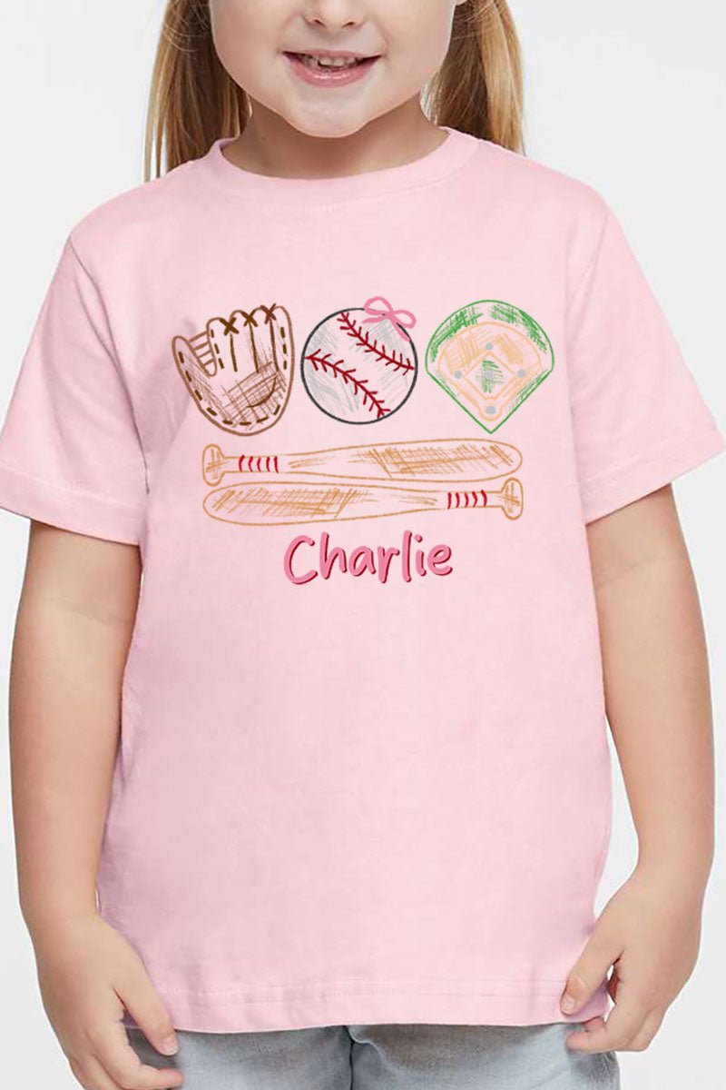 Toddler Personalized Grand Slam Kid Fine Jersey Tee *Personalize Your Name - Wholesale Accessory Market