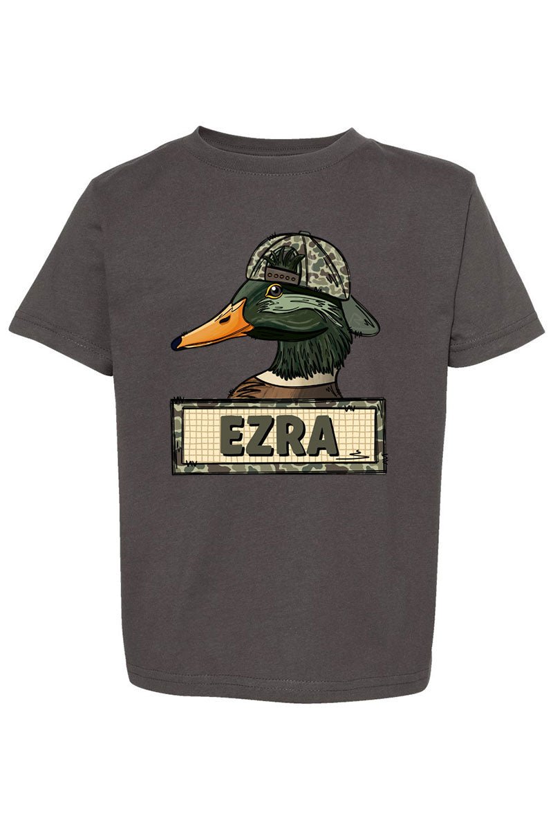 Toddler Personalized Little Mallard Fine Jersey Tee *Personalize Your Name - Wholesale Accessory Market