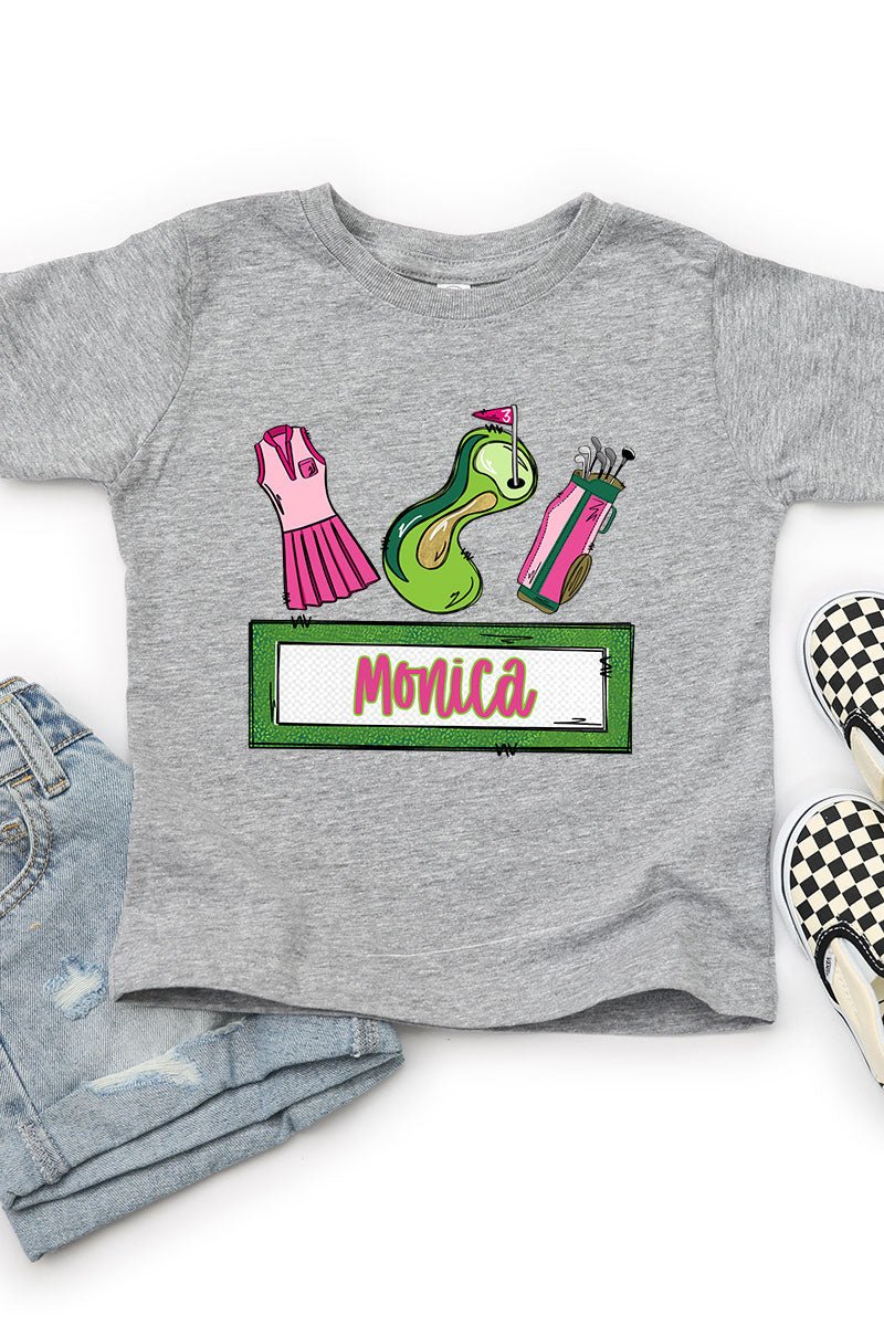 Toddler Personalized Par - Tee Princess Fine Jersey Tee *Personalize Your Name - Wholesale Accessory Market