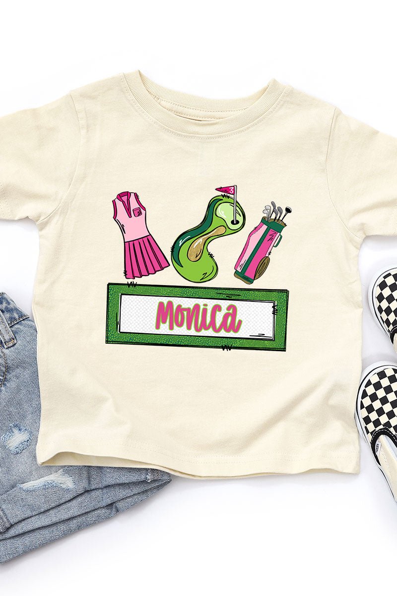 Toddler Personalized Par - Tee Princess Fine Jersey Tee *Personalize Your Name - Wholesale Accessory Market