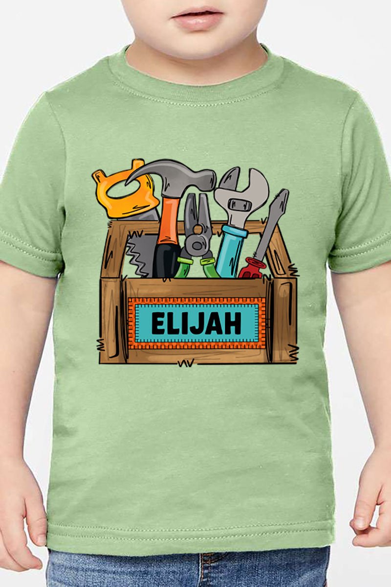 Toddler Personalized Little Fixer Fine Jersey Tee *Personalize Your Name - Wholesale Accessory Market