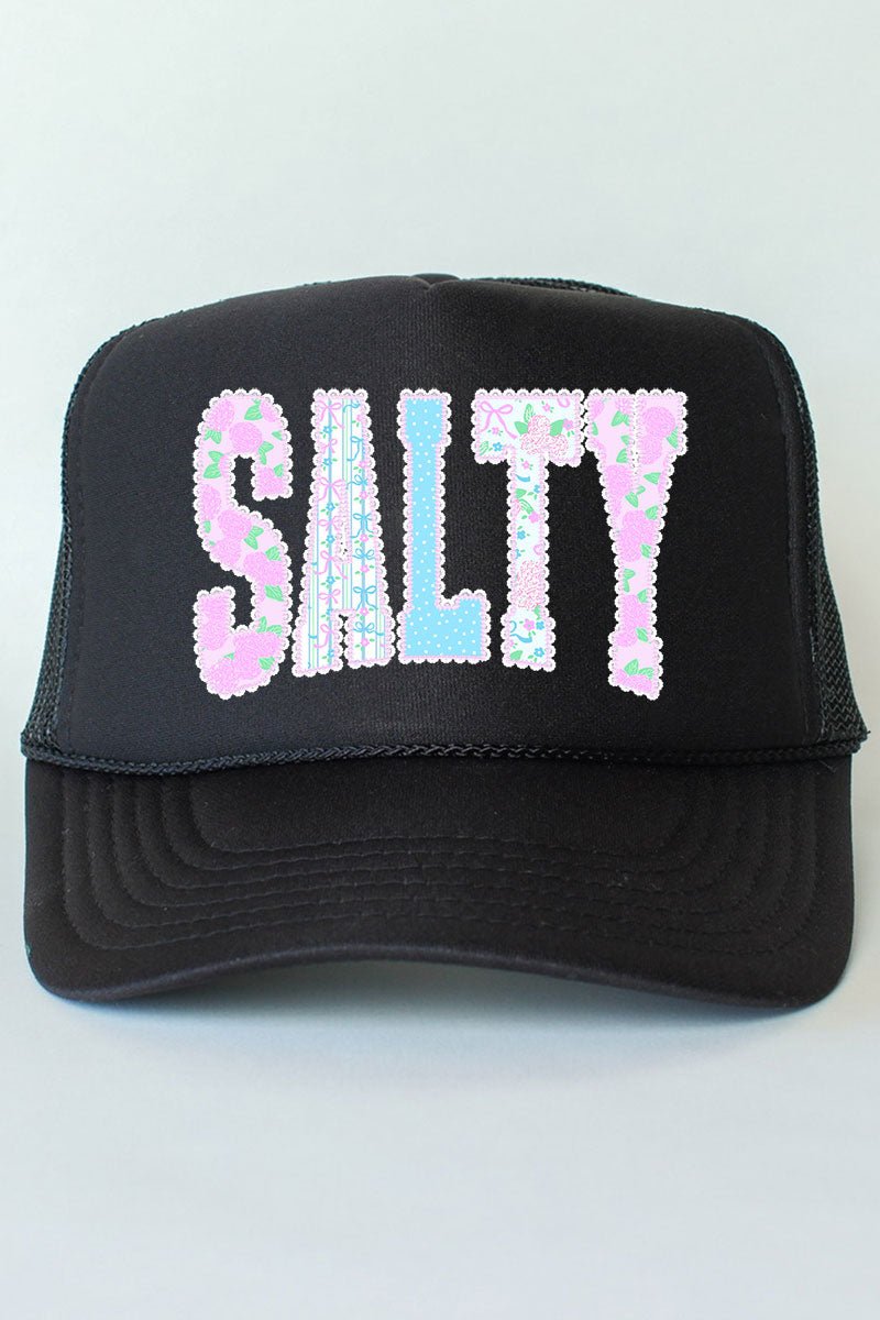 Seaside Lace Series Otto Black Foam Front Trucker Hat - Wholesale Accessory Market