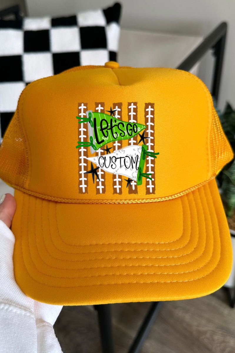 Personalized Touchdown Cheers Otto Foam Front Trucker Hat *Enter Custom Text - Wholesale Accessory Market