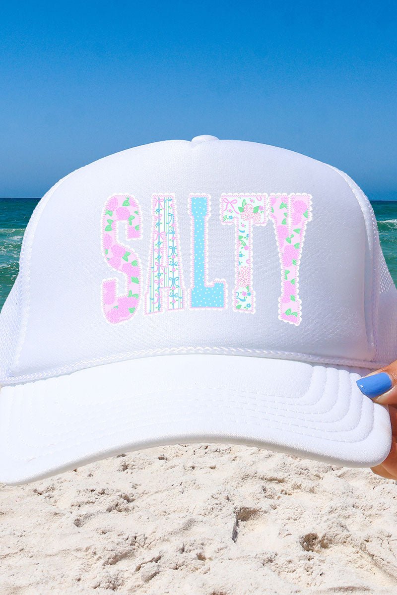 Seaside Lace Series Otto White Foam Front Trucker Hat - Wholesale Accessory Market