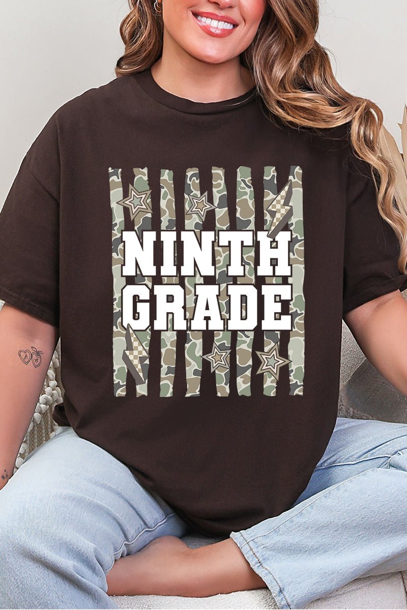 Camo School Era: Sixth To Tenth Grade Short Sleeve Relaxed Fit T-Shirt *Choose Your Grade - Wholesale Accessory Market