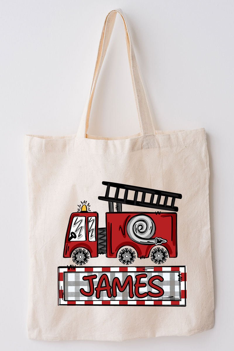 Personalized Rescue Ready Small Canvas Tote *Personalize Your Name - Wholesale Accessory Market