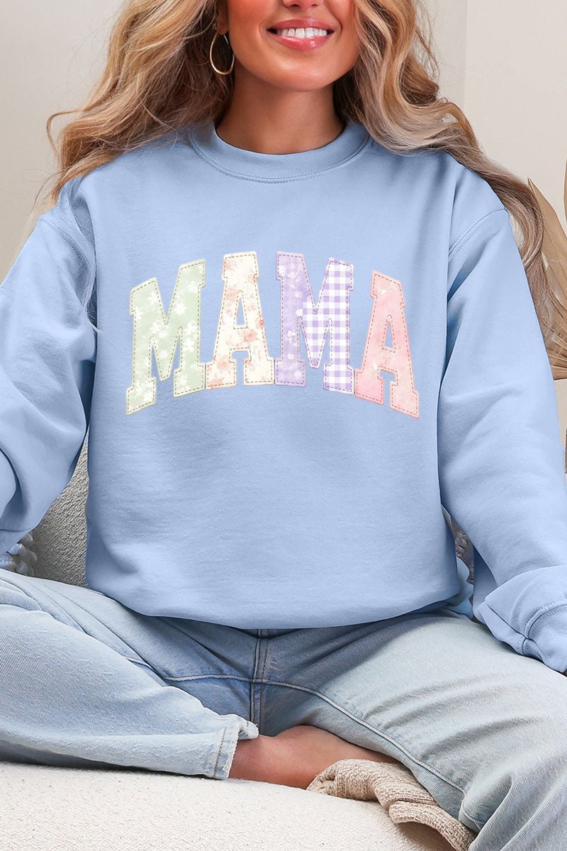 Personalized Soft Stitch Mom Name Ecosmart Crewneck Sweatshirt *Choose Your Name - Wholesale Accessory Market