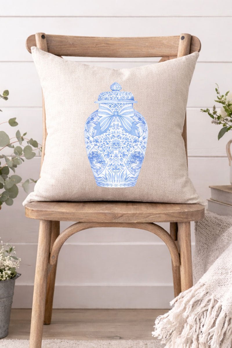 Ginger Jar Decorative Pillow Cover *Choose Your Color - Wholesale Accessory Market