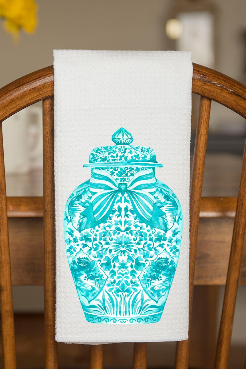 Ginger Jar Waffle Kitchen Towel *Choose Your Color - Wholesale Accessory Market