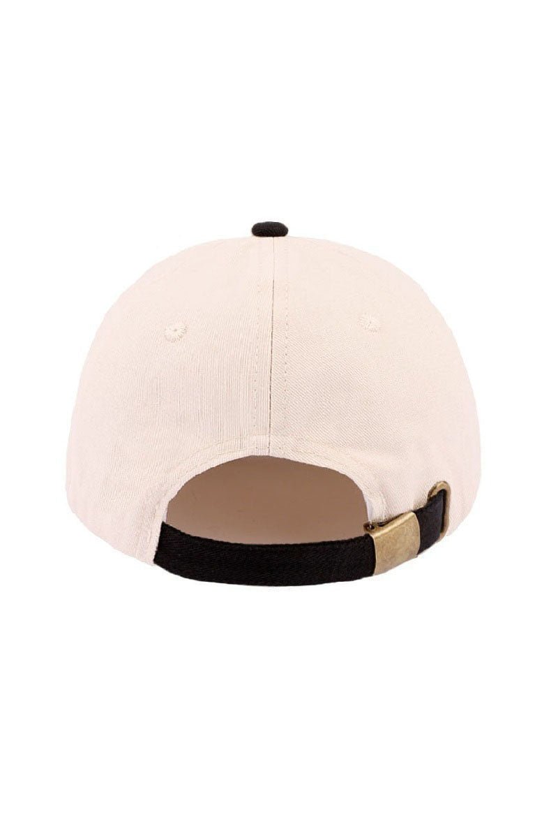 Zenana Embroidered I'm Yours No Refunds Black Two - Tone Cap - Wholesale Accessory Market