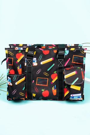 NGIL School's In Session Utility Tote with Black Trim - Wholesale Accessory Market