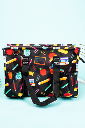 NGIL School's In Session Utility Tote with Black Trim - Wholesale Accessory Market