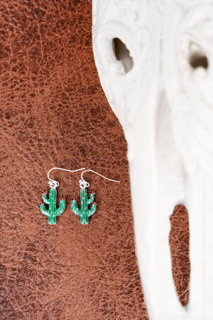 Santa Fe Cactus Earrings - Wholesale Accessory Market