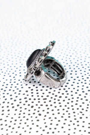 Black Newton Grove Ring - Wholesale Accessory Market
