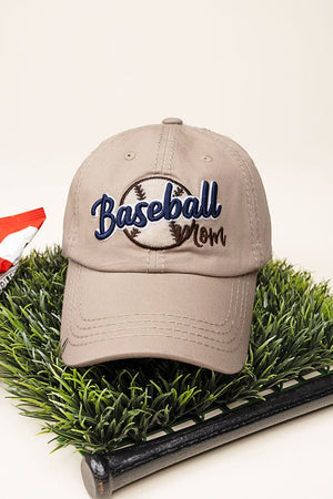 Baseball Mom Khaki Cap - Wholesale Accessory Market
